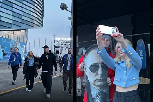 Мизулиной на ВМФ подарили сноуборд с изображением Путина