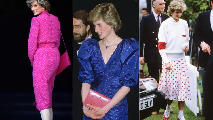 Платье в горошек: королевский ретро-тренд, который актуален снова2