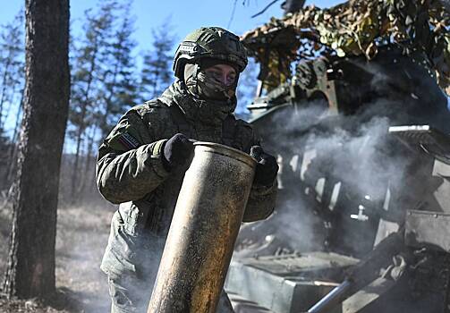 Российские артиллеристы уничтожили БМП и опорный пункт ВСУ под Авдеевкой