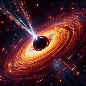 Российские ученые в составе международной группы доказали вращение черной дыры