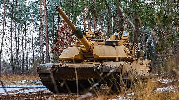 Российские военные уничтожили еще один американский танк Abrams