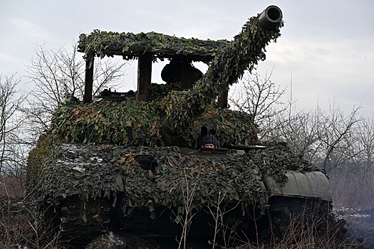 Российский танк успешно выполнил задачу, несмотря на множество попаданий