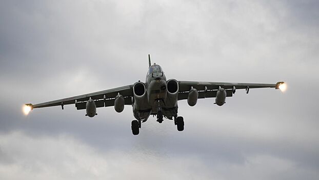 Су-25 ВКС России нанесли ракетный удар по позициям ВСУ под Авдеевкой