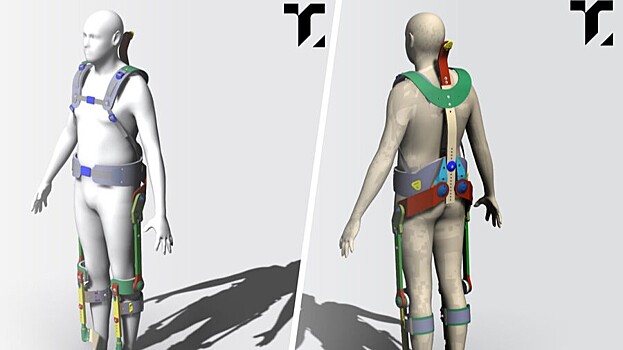 В России впервые представили гражданский экзоскелет на 30% легче аналогов