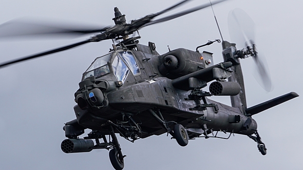 В США потерпел крушение ударный вертолет AH-64E Apache