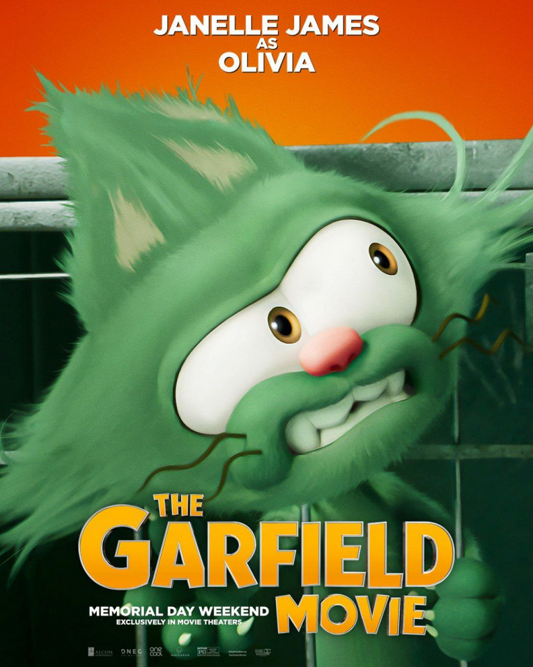 Вышли постеры c героями мультфильма «Гарфилд» — премьера 24 мая10