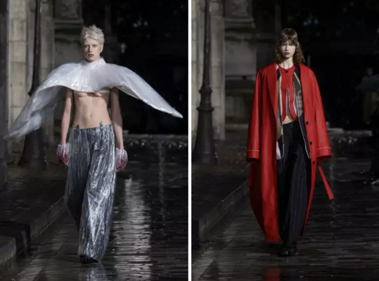 Женственность, пастель и прозрачность: неделя моды в Париже осень-зима 2024/253