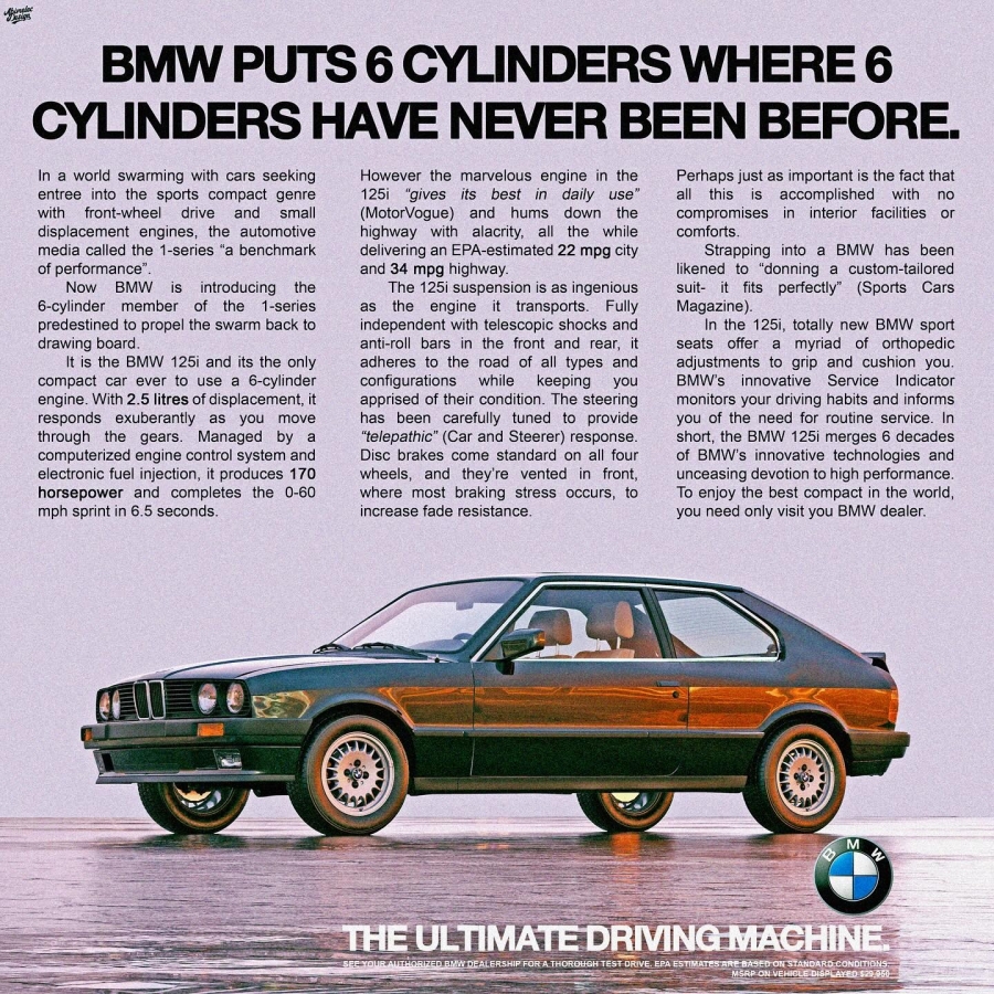 А что, если бы BMW придумал 1-серию в 80-х годах?3