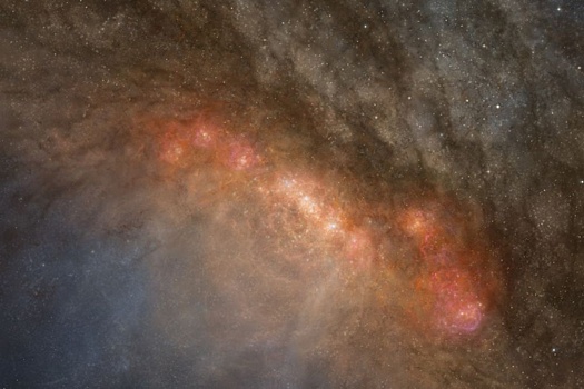 Астрономы открыли богатейшее «месторождение» звездного материала