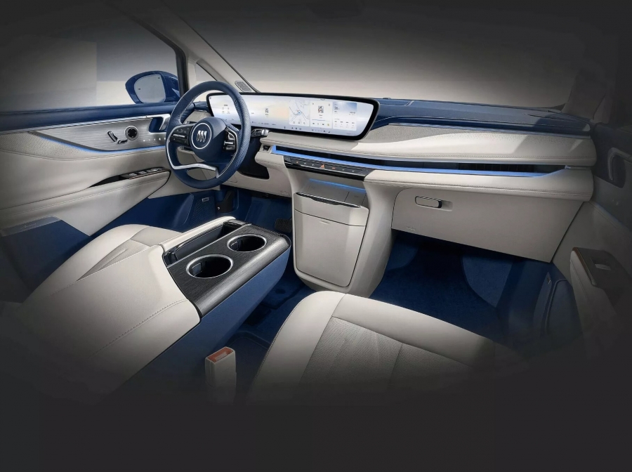Buick GL8 PHEV дебютирует с 30-дюймовым дисплеем и авиационными сиденьями второго ряда1