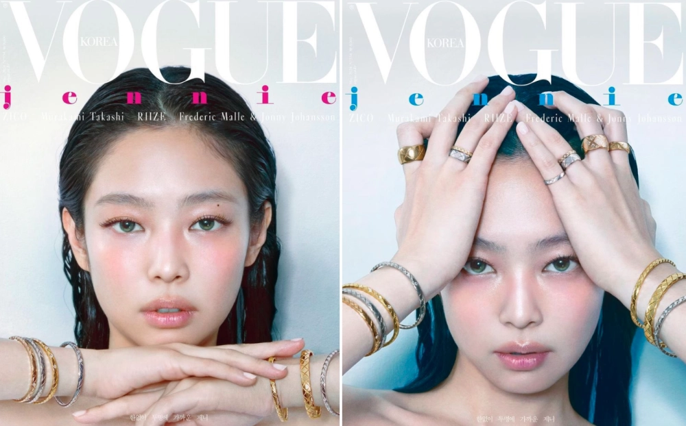 Дженни из BLACKPINK на обложке южнокорейского Vogue1