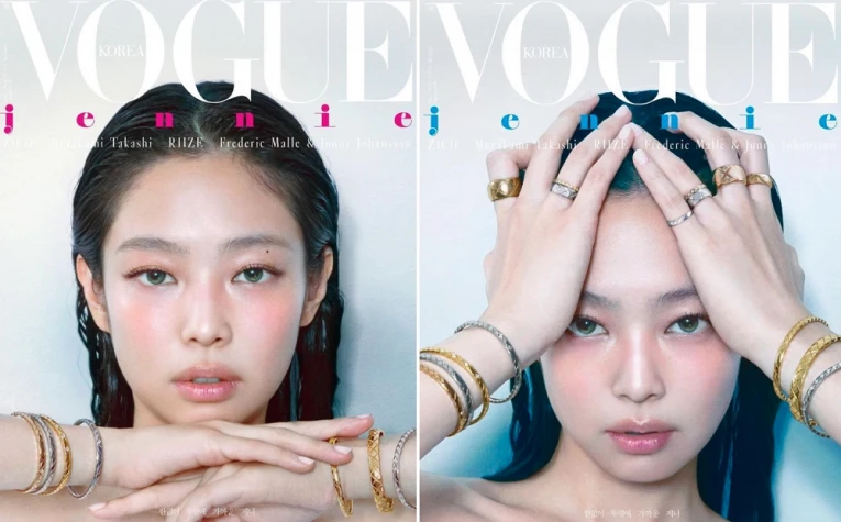 Дженни из BLACKPINK на обложке южнокорейского Vogue2
