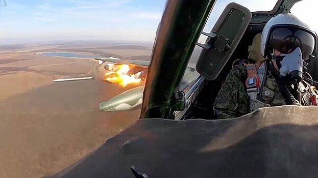 МО РФ заявило о сбитом украинском самолете Су-25
