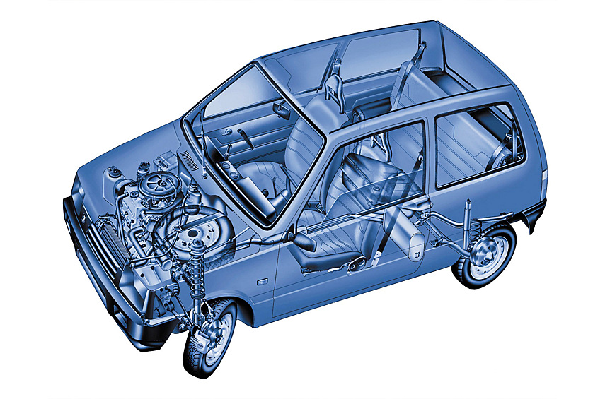 Серийная «Ока» вышла с 0,65-литровым ВАЗ-1111 (29 л.с.), который появился, грубо говоря, путем «ампутации» двух цилиндров от «восьмерочного» двигателя. В 1996 году запустили вариацию с ВАЗ-11113 объемом 0,75 литра (33 л.с.). Тоже рядным двухцилиндровым с чугунным блоком и алюминиевой головкой, жидкостным охлаждением и карбюратором.