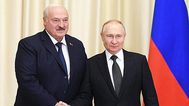 Путин в поздравлении Лукашенко отметил успехи Союзного государства