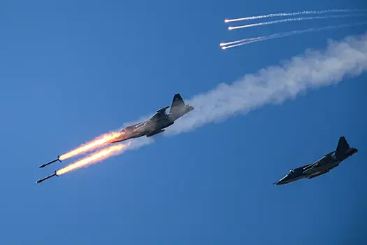 Российский экипаж Су-25 накрыл ракетами позиции ВСУ в зоне СВО