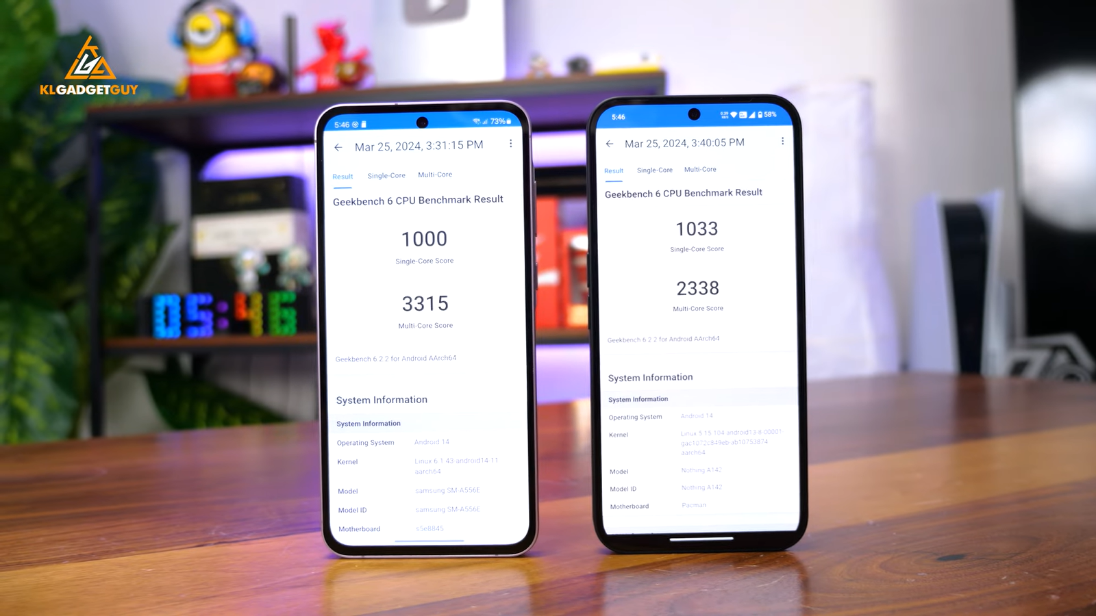 Смартфон за 40 тысяч рублей: Samsung A55 или Nothing Phone 2a1