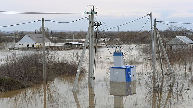 Три российских села оказались отрезаны от центра из-за паводка