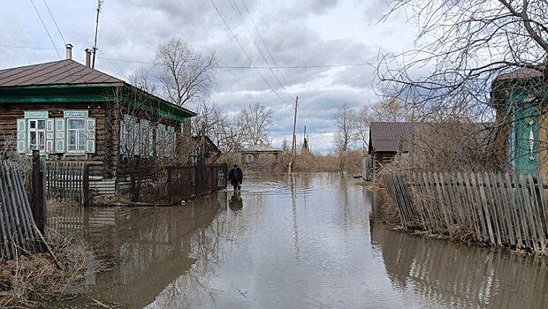 Уровень реки Тобол у тюменского села Коркино вырос на метр