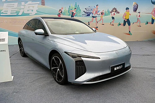 В Китае представили электрокар Xinghai S7, который заряжается за полчаса
