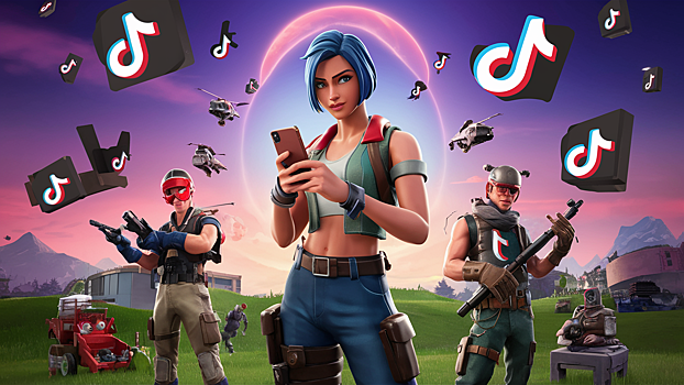 В коде Fortnite нашли упоминание просмотра TikTok прямо внутри игры