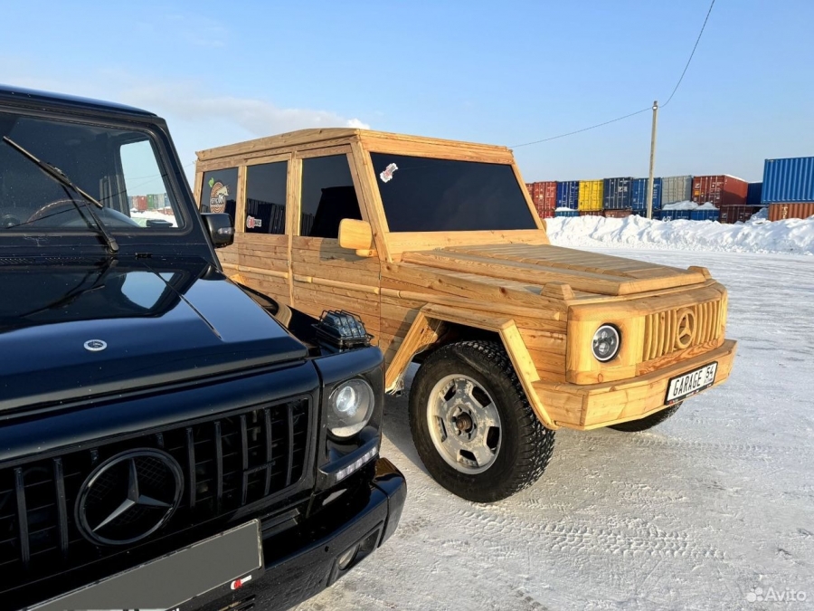 В Новосибирске продают деревянный G-класс. Очень дорого!1
