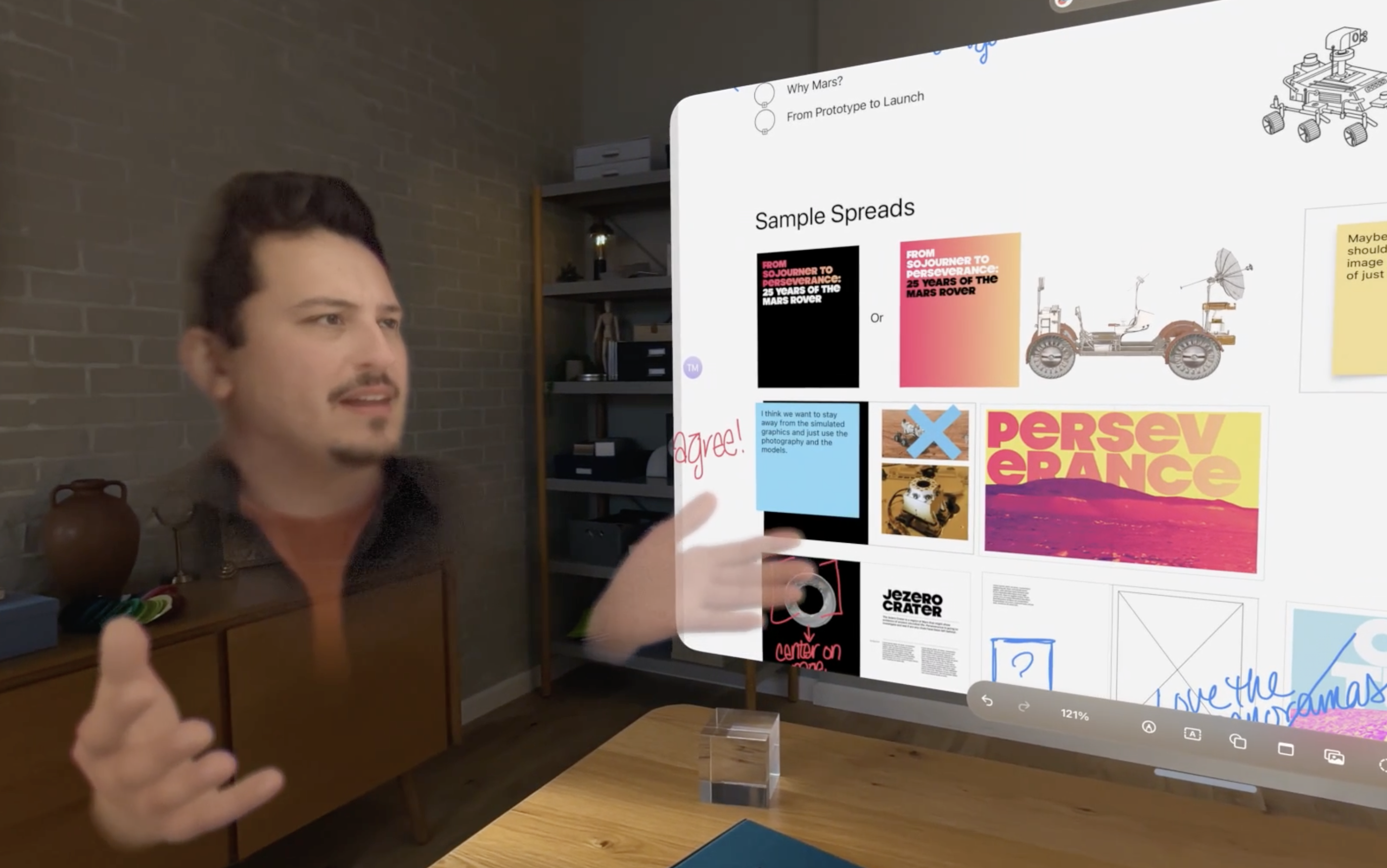 VR-модель собеседника научилась двигаться при созвоне в Apple Vision Pro1