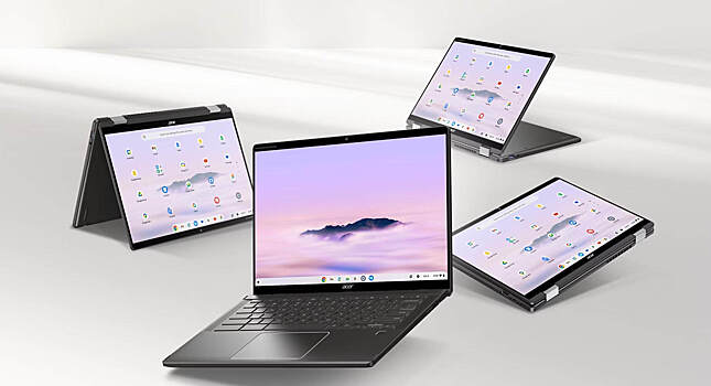 Acer представила новые модели ноутбуков Chromebook Plus