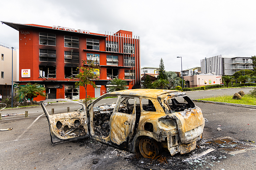 Последствия беспорядков в столице Новой Каледонии