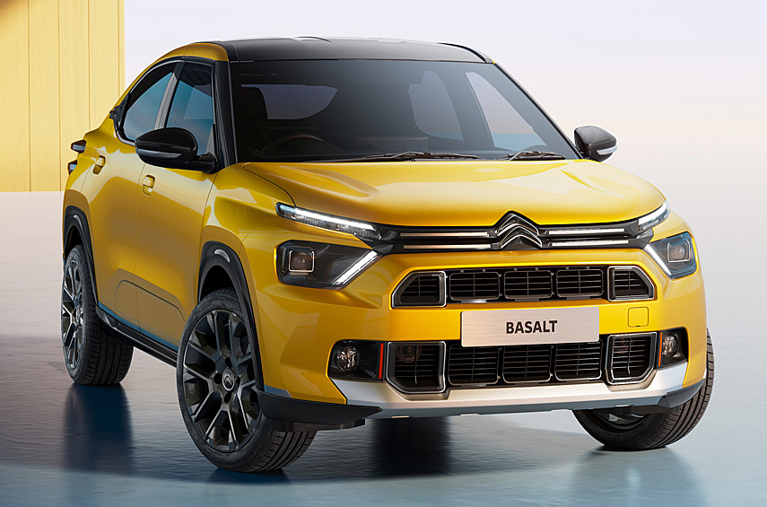 Citroen Basalt. Французская компания представила новый купе-кроссовер. Формально это концепт с приставкой Vision к имени, но производитель говорит, что машина готова к выпуску.