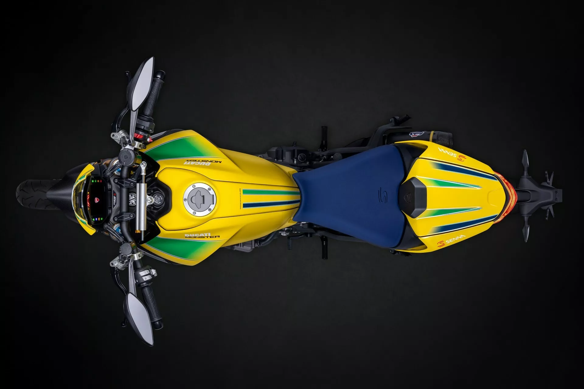 Ducati сделала особый мотоцикл в честь Айртона Сенны3