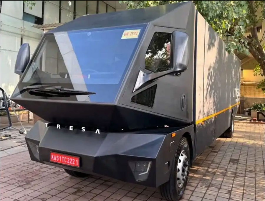 Если бы Tesla Cybertruck был грузовиком: индийский электрогрузовик Tresa с крутящим моментом 24 000 Нм1