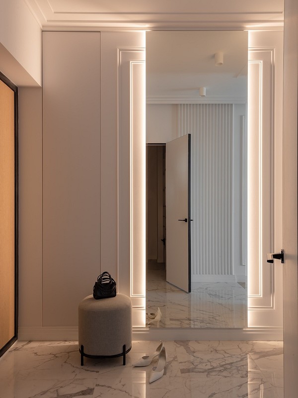Квартира 86 кв. м в подарок дочери: как дизайнер сделала из двушки почти трешку с двумя ванными и гардеробными12