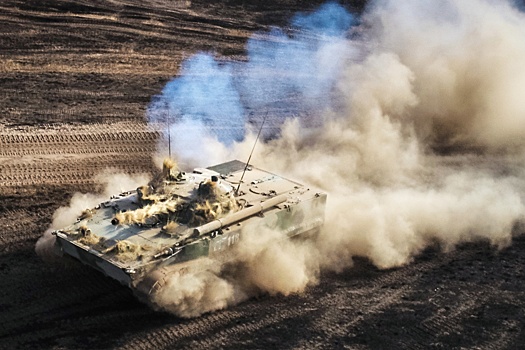 "Накидка" превратила БМП-3 в боевую машину-невидимку