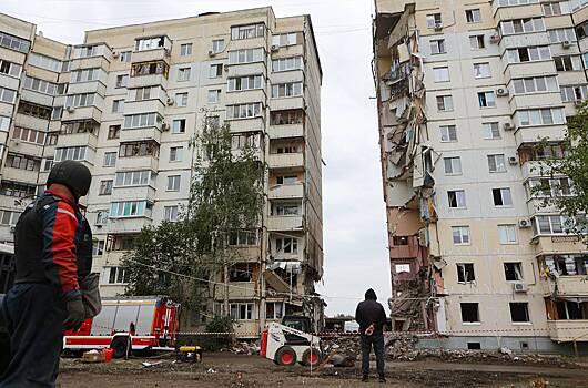 Обрушившийся в Белгороде дом решили восстановить