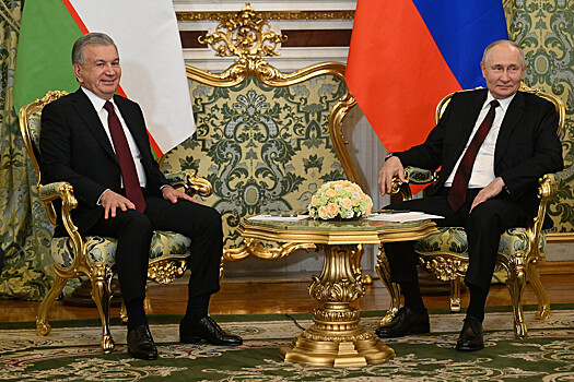 Путин и Мирзиеев обговорили вопросы безопасности