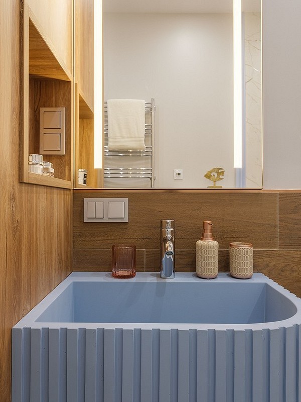 Подсмотрели у дизайнеров: 9 примеров стильного украшения в ванной6