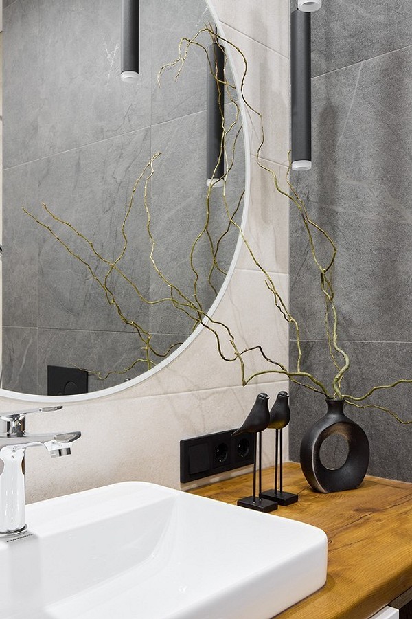 Подсмотрели у дизайнеров: 9 примеров стильного украшения в ванной4
