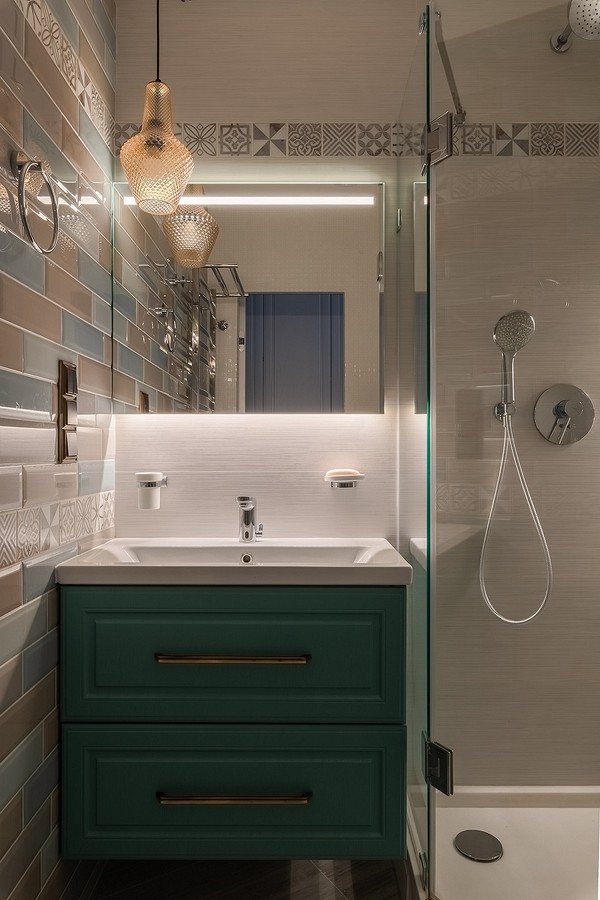 Подсмотрели у дизайнеров: 9 примеров стильного украшения в ванной2