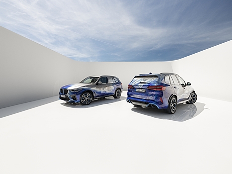 Новый BMW iX5 Hydrogen превратили в арт-кар