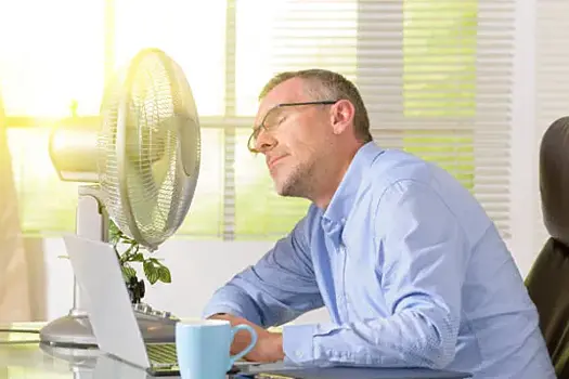 Названа оптимальная температура в рабочих помещениях в жару