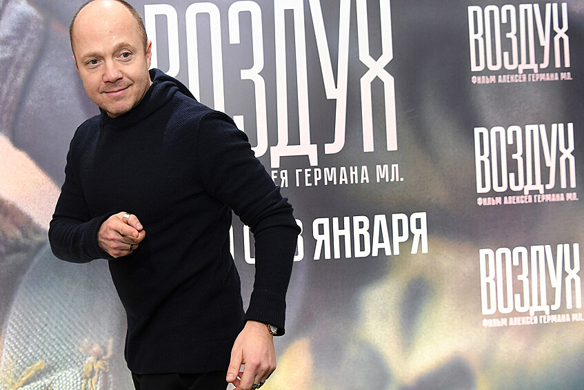 Евгений Стычкин на премьере фильма «Воздух» в Москве, 2024 год