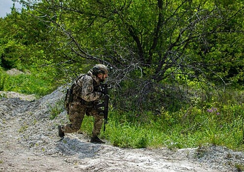 Массовое бегство солдат ВСУ с позиций сняли на видео
