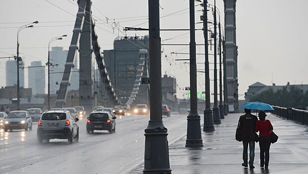 МЧС предупредило москвичей о грозе и ливне