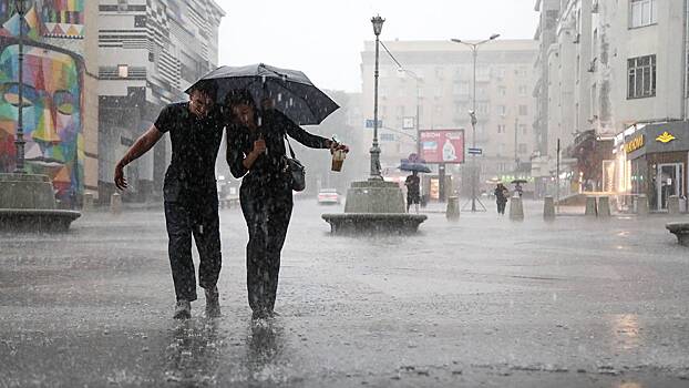 МЧС предупредило москвичей о ливне с градом 17 июня