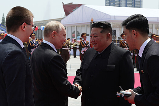 Переговоры Путина и Ким Чен Ына в широком составе: о чем говорили лидеры