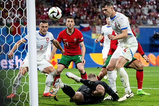 Португалия вырвала победу в концовке матча с Чехией на Евро-2024