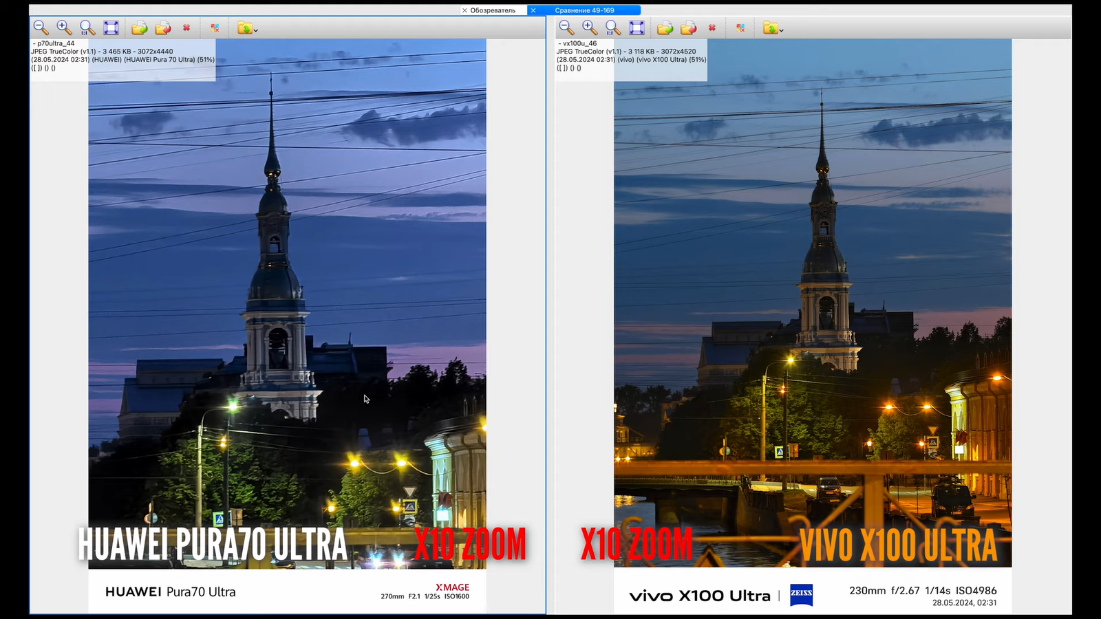 Сравнение камер элитных китайских смартфонов: Vivo X100 Ultra против Huawei Pura 70 Ultra22