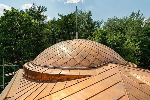 В оранжерее усадьбы Покровское-Стрешнево восстановили купол