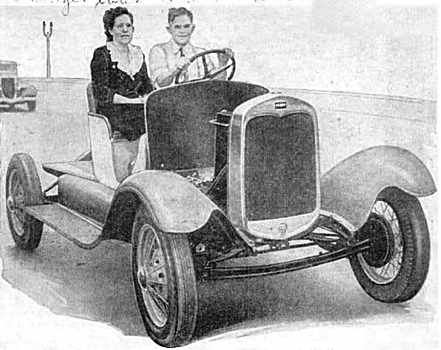 В середине 40-х годов изобретатель собрал автомобиль, работающий на воздухе